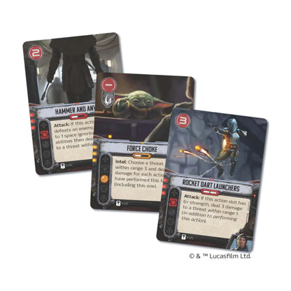 Star Wars The Mandalorian Adventures Sworn to the Creed skill cards