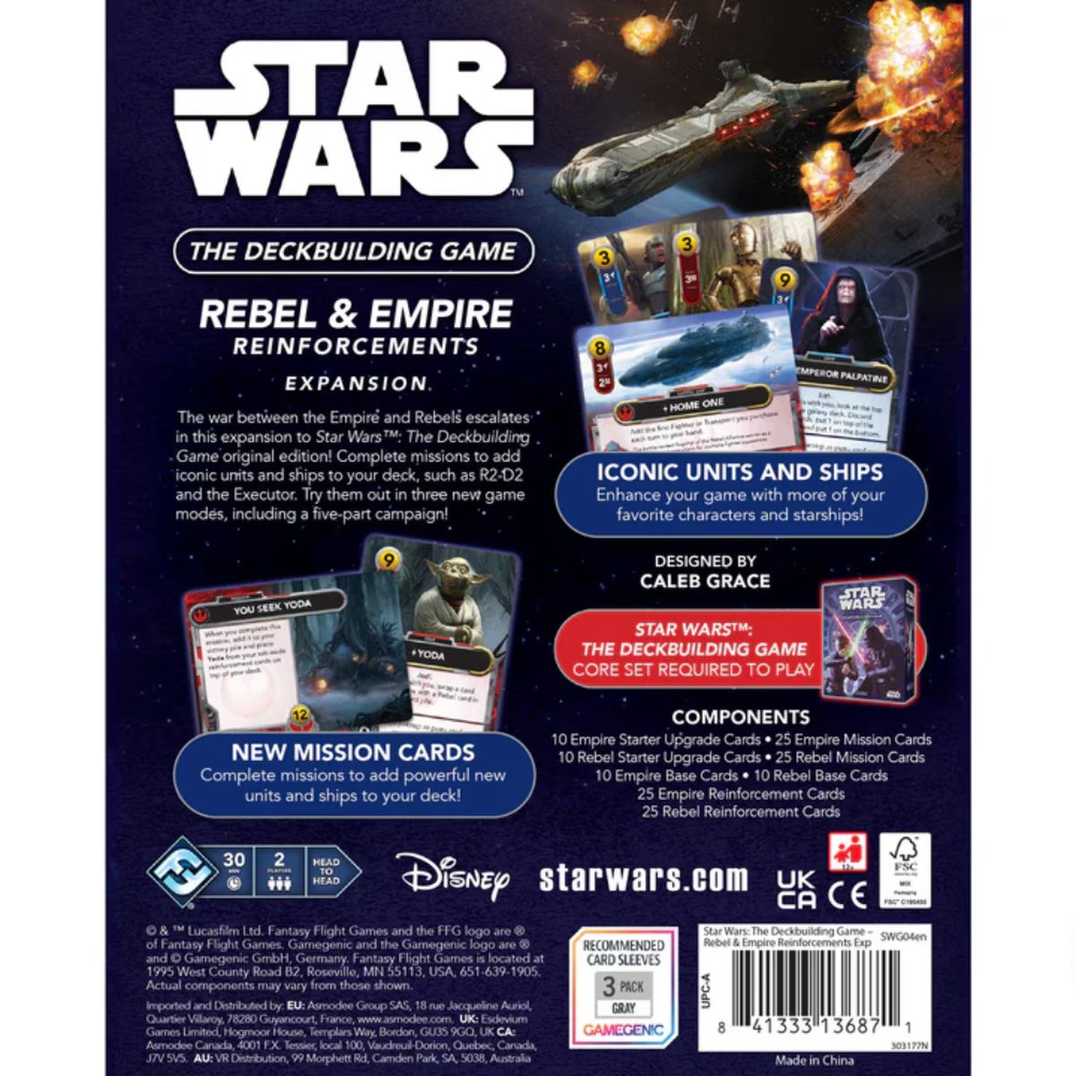 Star Wars Rebel and Empire Reinforcements Expansion overview and components