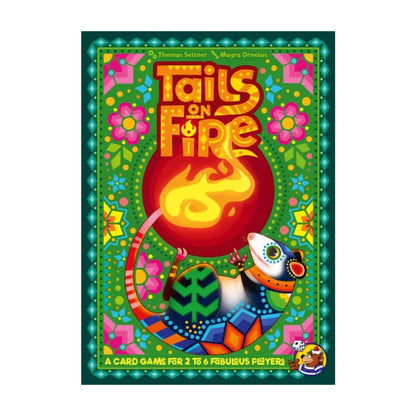 Tails on Fire card game box front