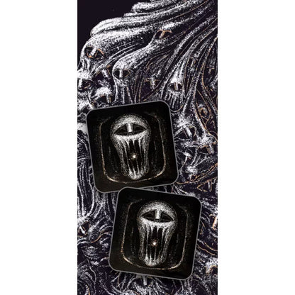 The Night Cage Shrieking Hollow expansion Shriek tiles featuring eerie open-mouthed faces against dark creature artwork