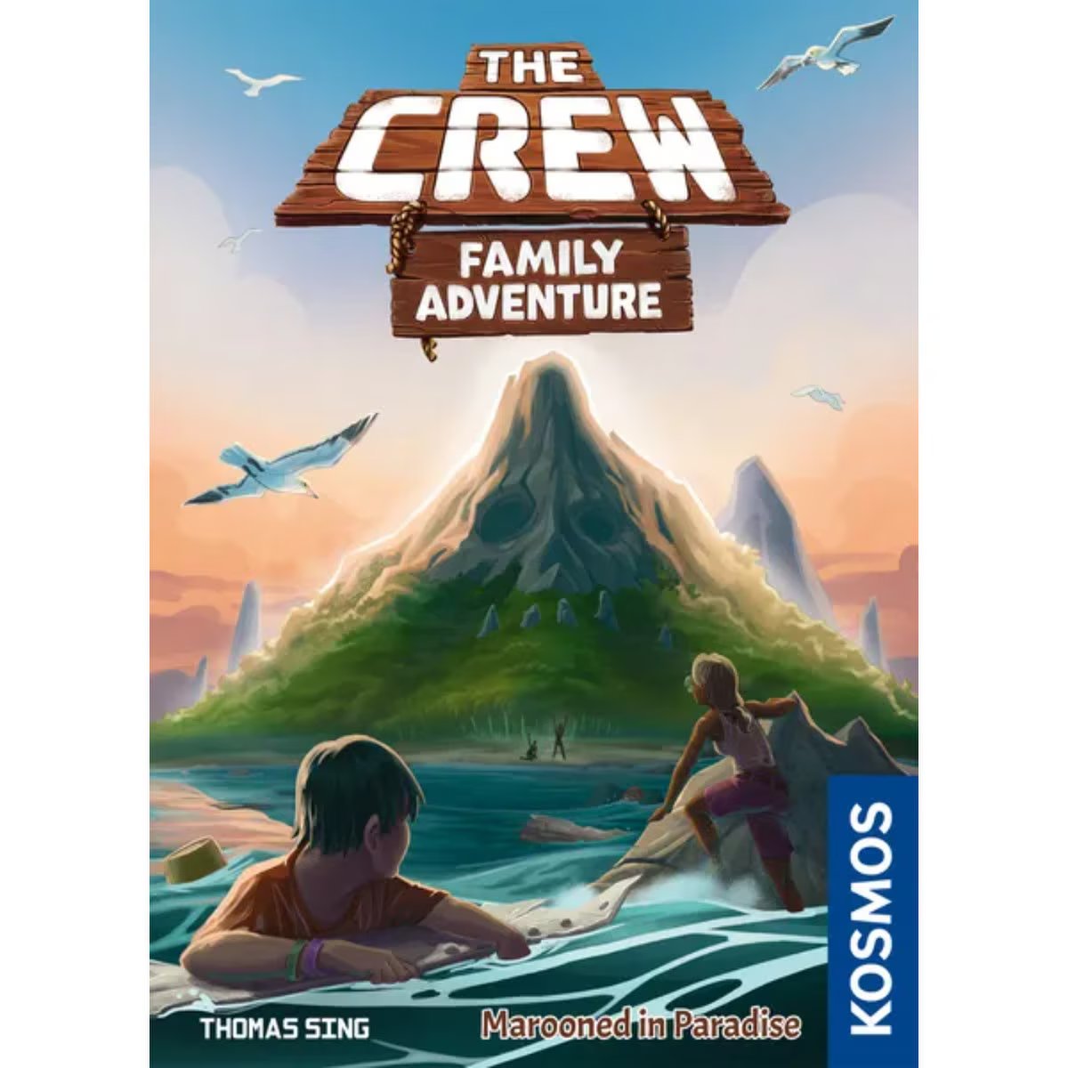 The Crew Family Adventure Marooned in Paradise cooperative family card game box front