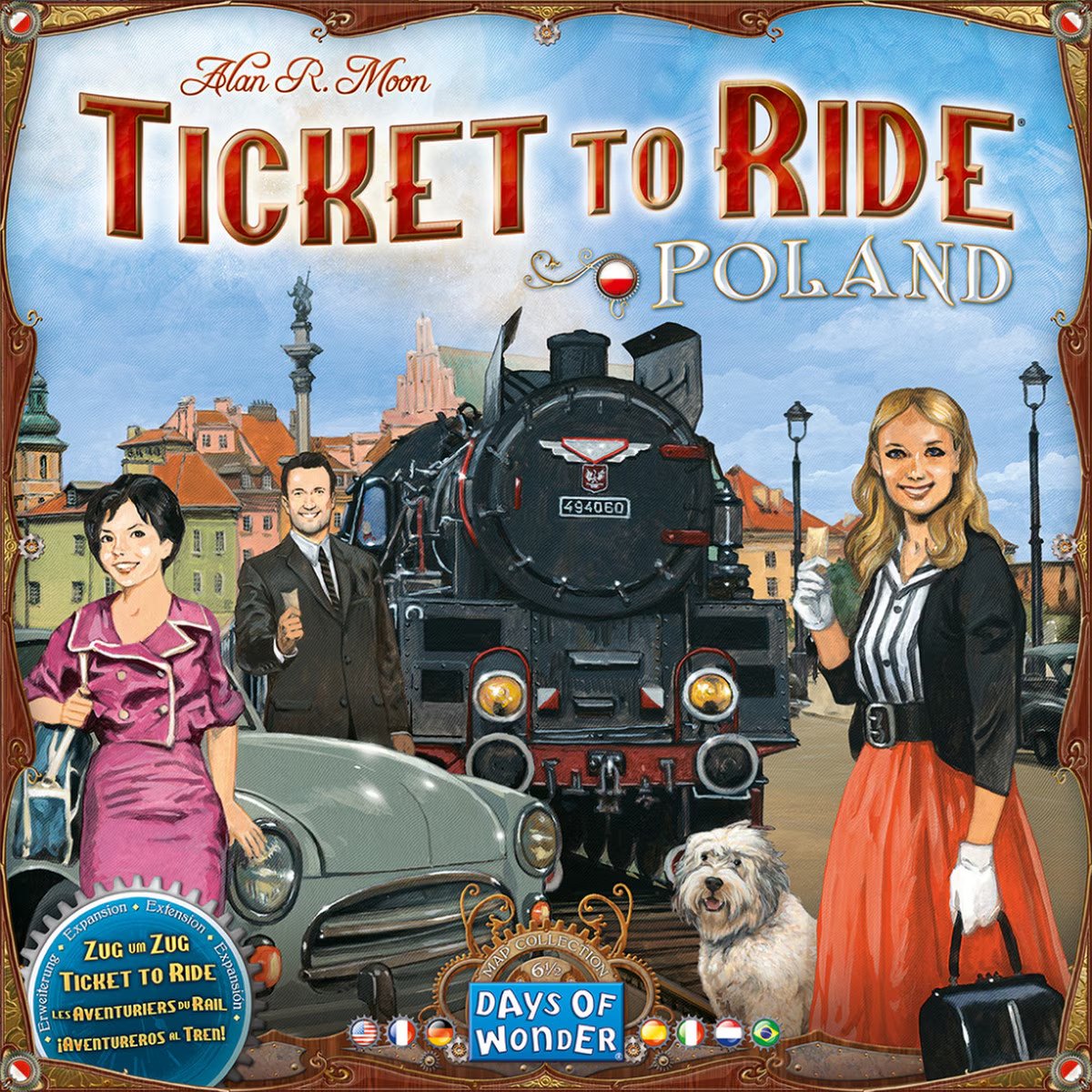 Ticket to Ride Poland Map Collection expansion box by Days of Wonder