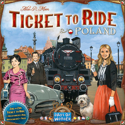Ticket to Ride Poland Map Collection expansion box by Days of Wonder