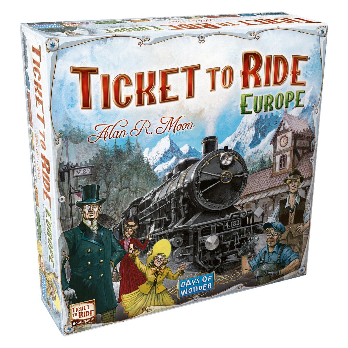 Ticket to Ride Europe board game main box image