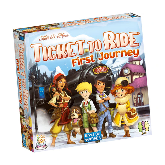 Ticket to Ride Europe First Journey board game front box
