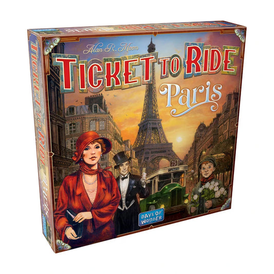 Ticket to Ride Paris board game front box