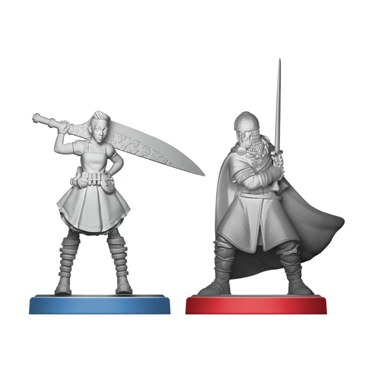Unmatched Battle of Legends Vol 1 miniatures and action cards for tactical hero combat board game