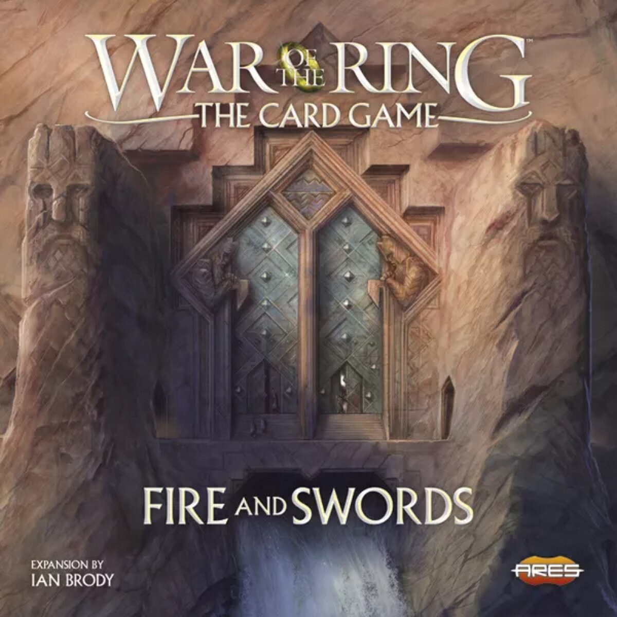 War of the Ring The Card Game Fire and Swords Expansion box cover by Ares Games