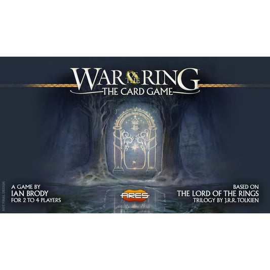 War of the Ring The Card Game box front for a Lord of the Rings strategy card game by Ares Games