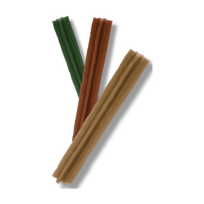 Single Whimzees Stix dental chew for medium dogs from the 100 pack value box