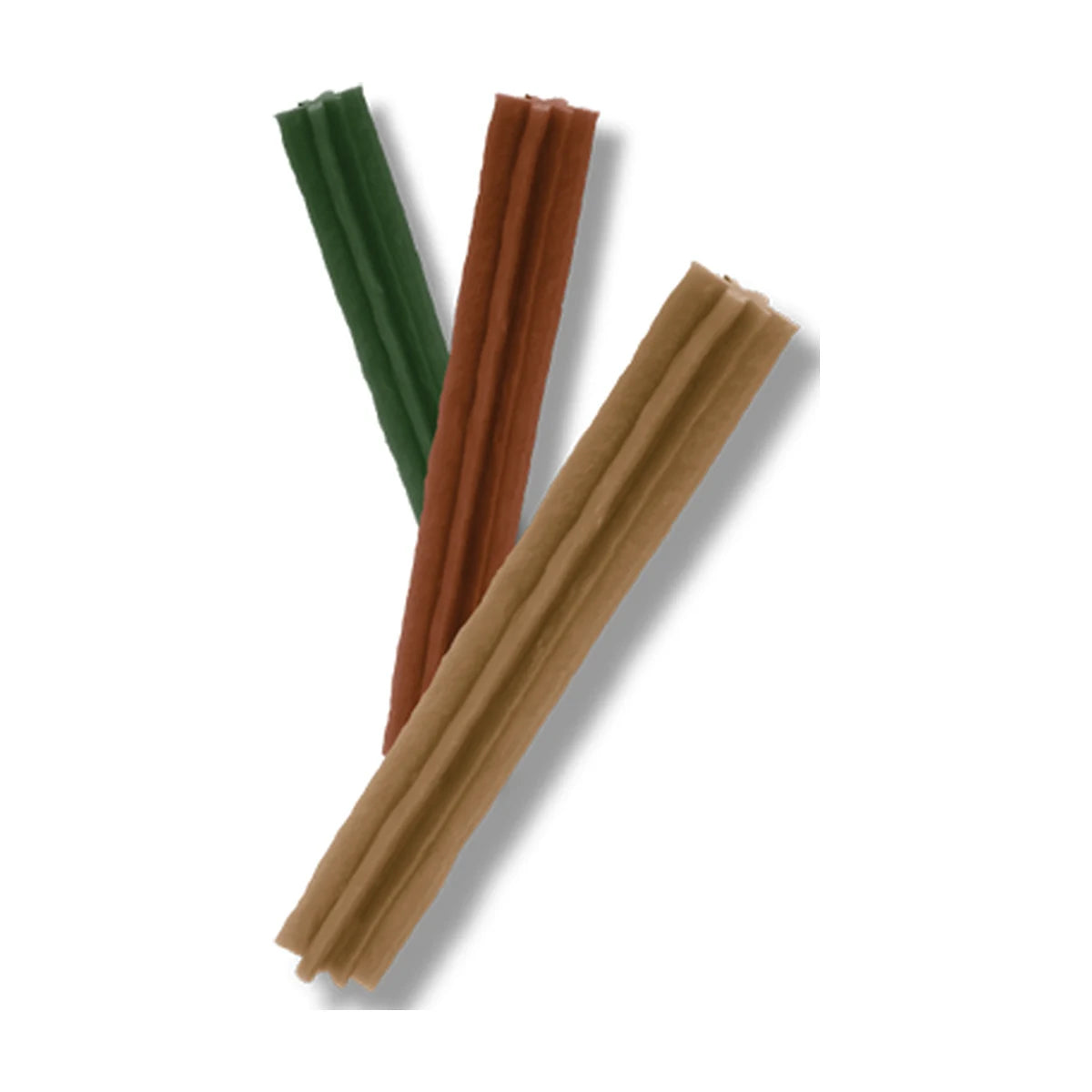 Single x small Whimzees Stix dental chew for small dogs on plain background