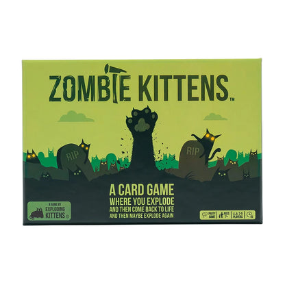 Zombie Kittens standalone card game front box